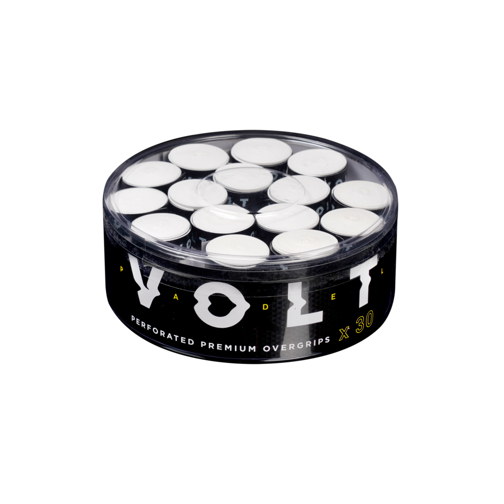 VOLT PADEL Perforated Overgrips | 30 Units - White