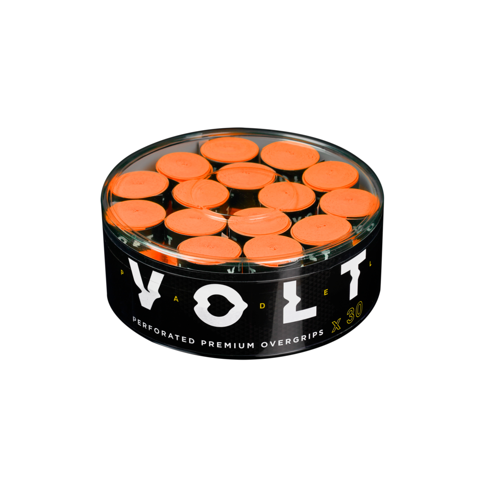 VOLT PADEL Perforated Overgrips | 30 Units - Orange